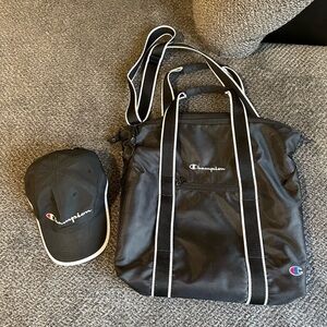 Champion Duffle Bag & Cap